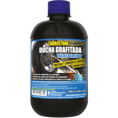 DUCHA GRAFITADA LUBRISTONE TRANSPARENTE CAJA X 12 DE 1000